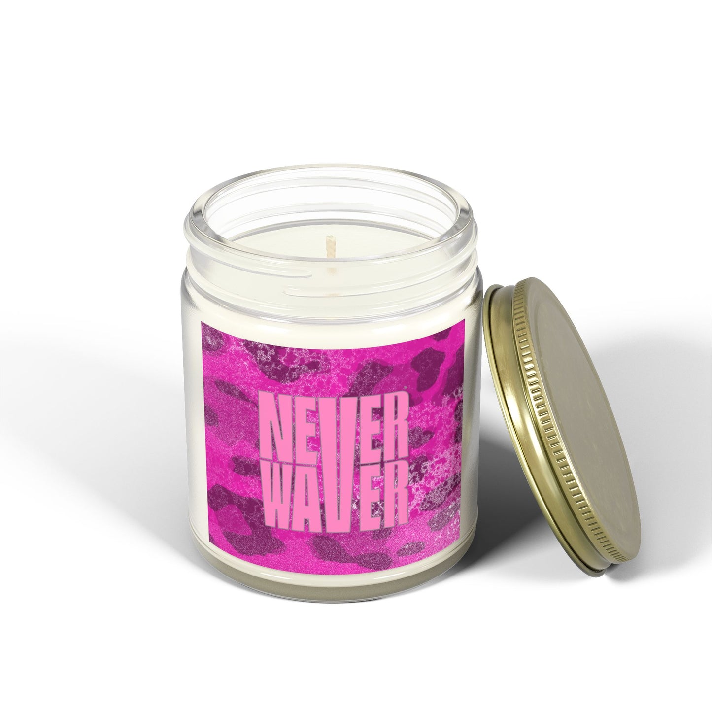 Never Waver Wild Vibes Scented Candles, Coconut Apricot Wax, Eco-Friendly Aromatherapy, Unique Home Decor, Gift for Her, Relaxation Gift - Never Waver