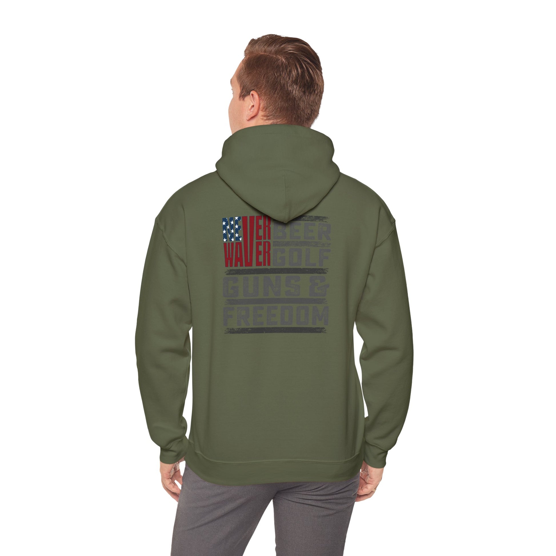 Never Waver Golf Hoodie - Unisex Heavy Blend™ Sweatshirt - Never Waver