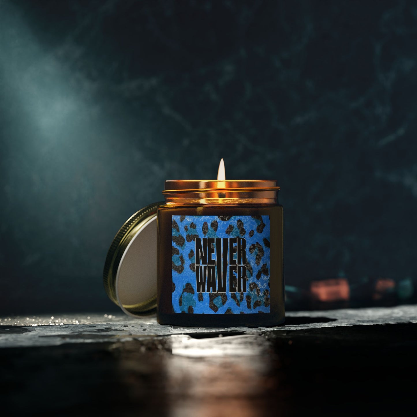 Never Waver Wild Vibes Scented Candles, Coconut Apricot Wax, Eco-Friendly Aromatherapy, Unique Home Decor, Gift for Her, Relaxation Gift - Never Waver
