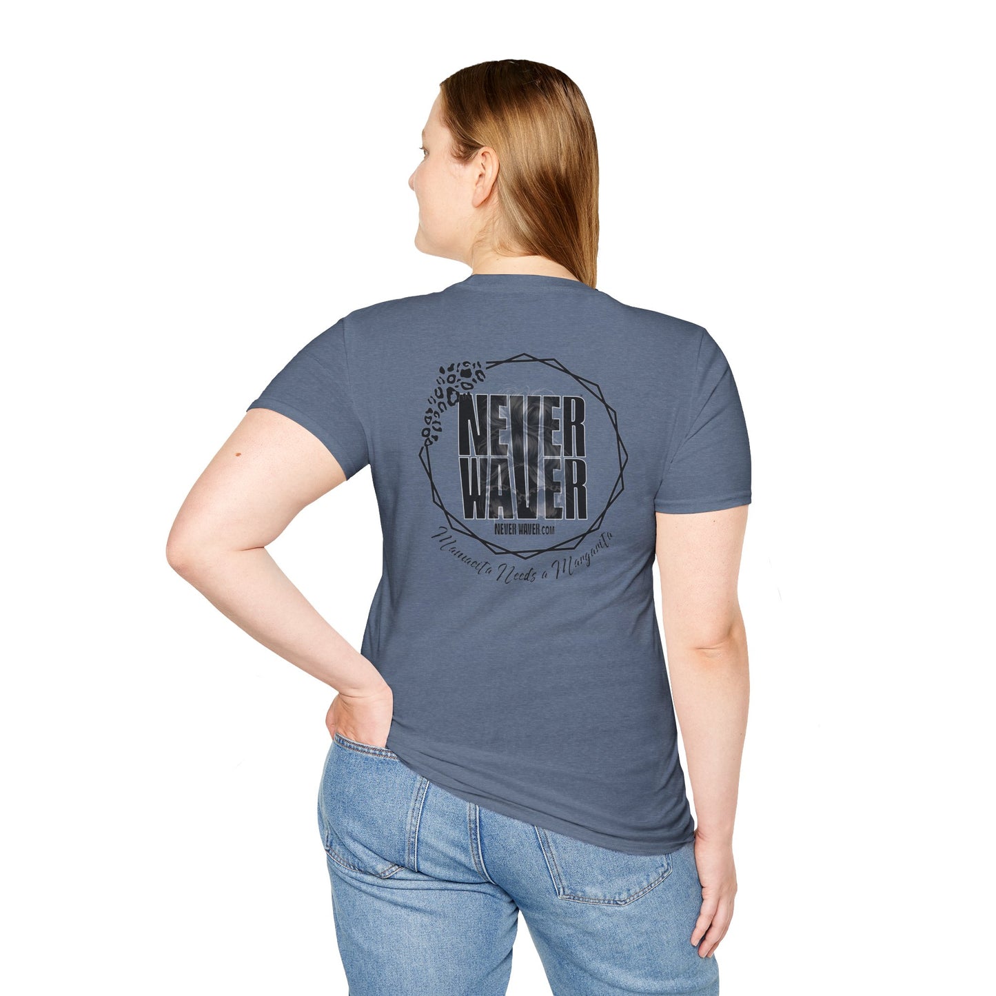 Never Waver Mamacita Needs a Margarita Unisex Softstyle T-Shirt - Never Waver