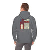 Never Waver Husband Daddy Protector Hero Unisex Heavy Blend™ Hooded Sweatshirt - Cozy, Motivational Apparel for Everyday Wear - Never Waver