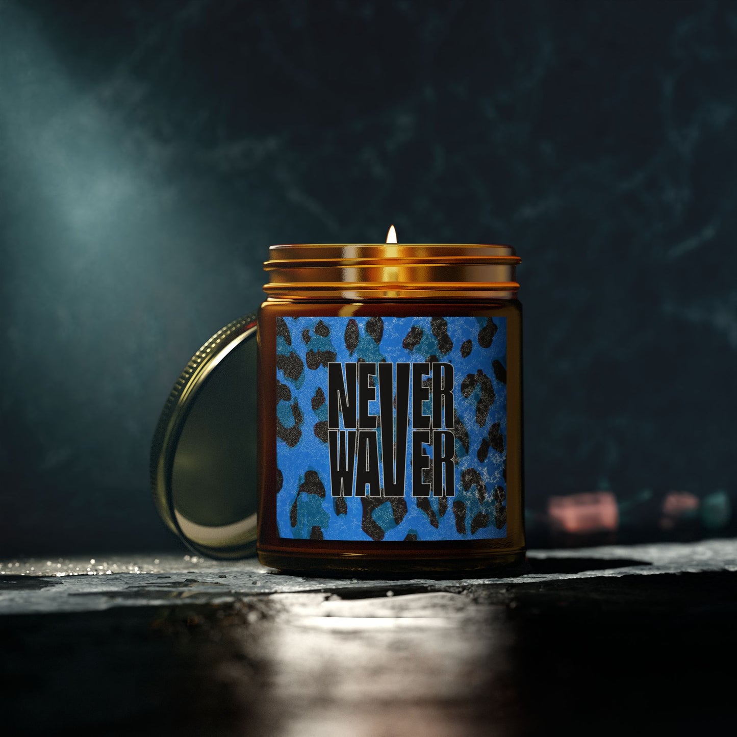 Never Waver Wild Vibes Scented Candles, Coconut Apricot Wax, Eco-Friendly Aromatherapy, Unique Home Decor, Gift for Her, Relaxation Gift - Never Waver