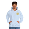 Los Angeles Fans Never Waver w Leopard Football Unisex Heavy Blend™ Hooded Sweatshirt - Cozy, Motivational Apparel for Everyday Wear