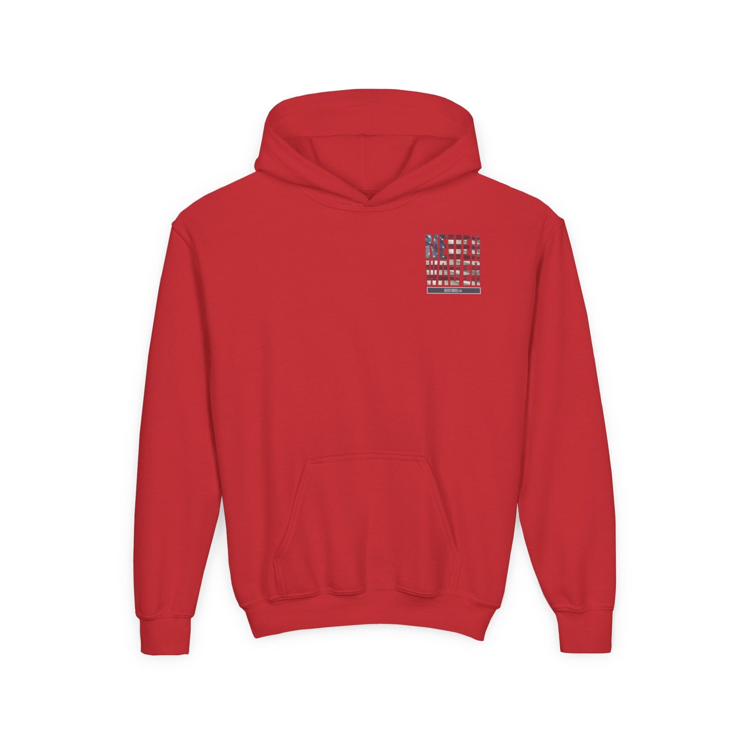 Youth Golf Hoodie - "Never Waver Golf" Sweatshirt for Young Golfers - Never Waver
