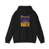 Minnesota Fans Never Waver w Leopard Football Unisex Heavy Blend™ Hooded Sweatshirt - Never Waver Design - Never Waver