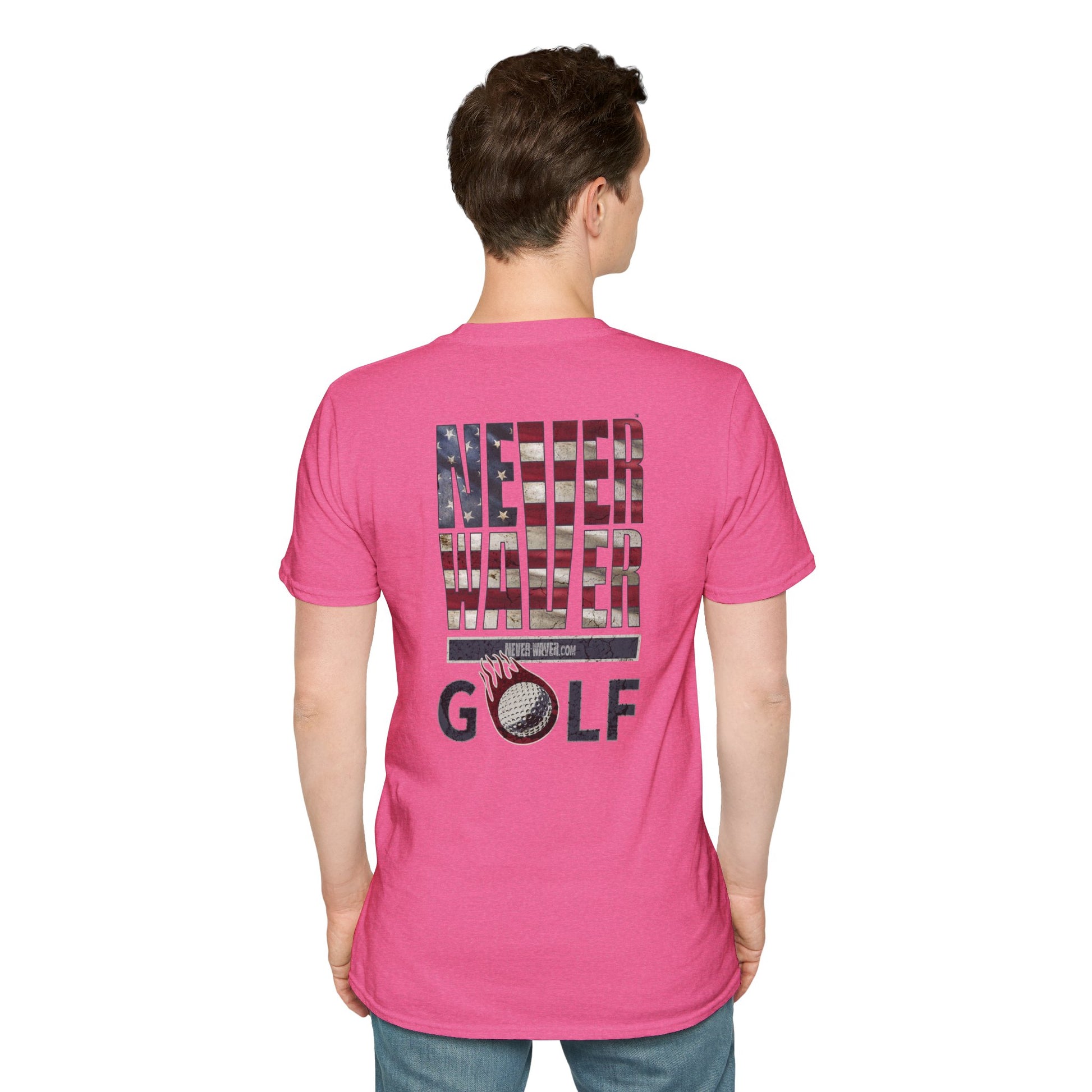 Never Waver Golf Unisex Soft style T-Shirt - Never Waver