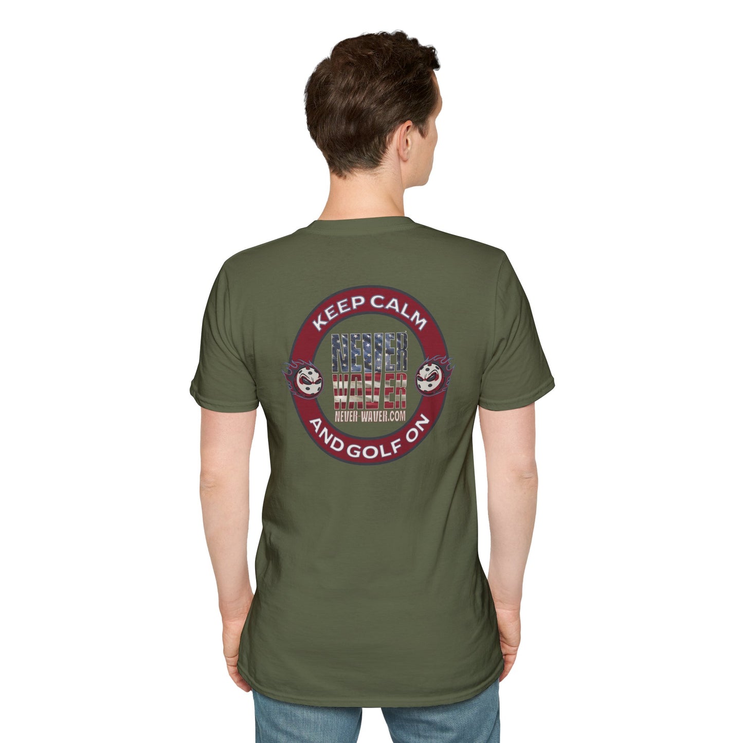 Never Waver Golf Unisex Soft style T-Shirt - Never Waver