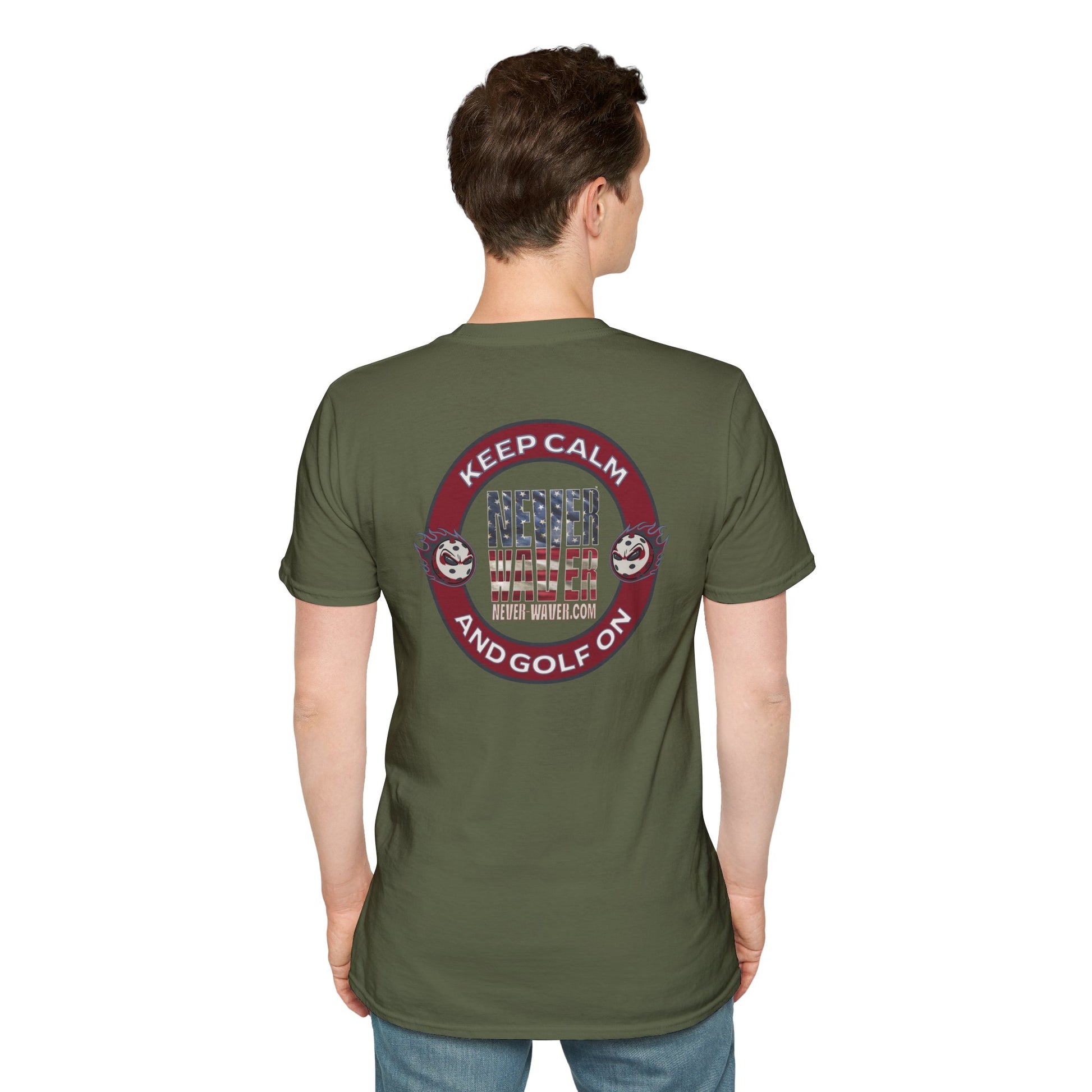 Never Waver Golf Unisex Soft style T-Shirt - Never Waver