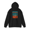 Unisex Heavy Blend™ Hooded Sweatshirt -Miami Fans  NEVER WAVER w Leopard Football | Cozy Streetwear for Every Day - Never Waver