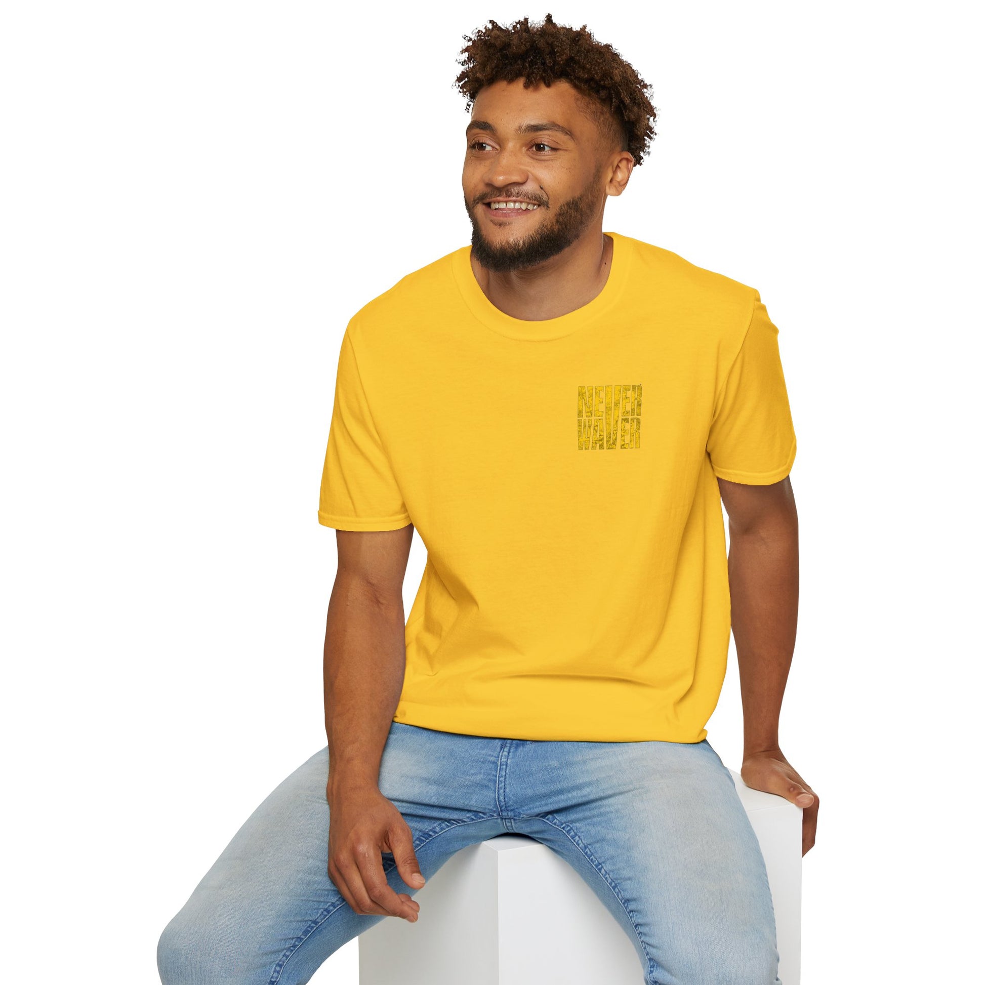 Los Angeles Fans Never Waver Unisex Softstyle T-Shirt - Never Waver