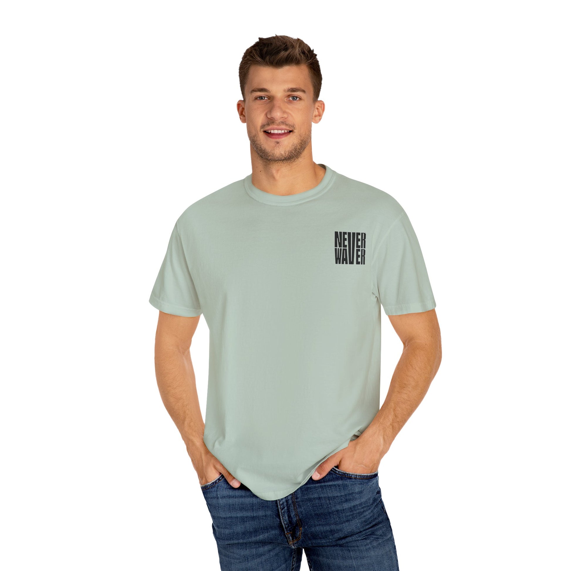 Unisex Garment-Dyed T-Shirt - 'Never Waver Mamacita Needs a Margarita' Design - Never Waver
