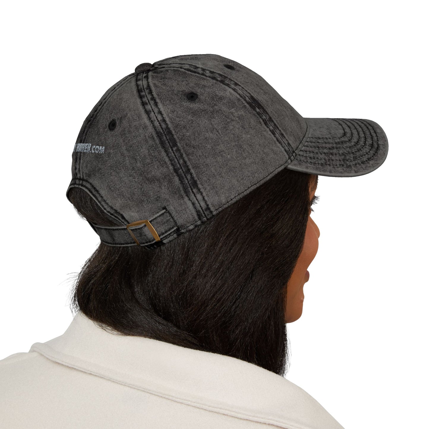 Vintage Embroidered Cap - 'Never Waver' Hat for Trendsetters