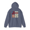 Never Waver Husband Daddy Protector Hero Unisex Heavy Blend™ Hooded Sweatshirt - Cozy, Motivational Apparel for Everyday Wear - Never Waver