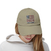 Distressed Cap - "Never Waver" Statement Hat for Everyday Style Patriotic