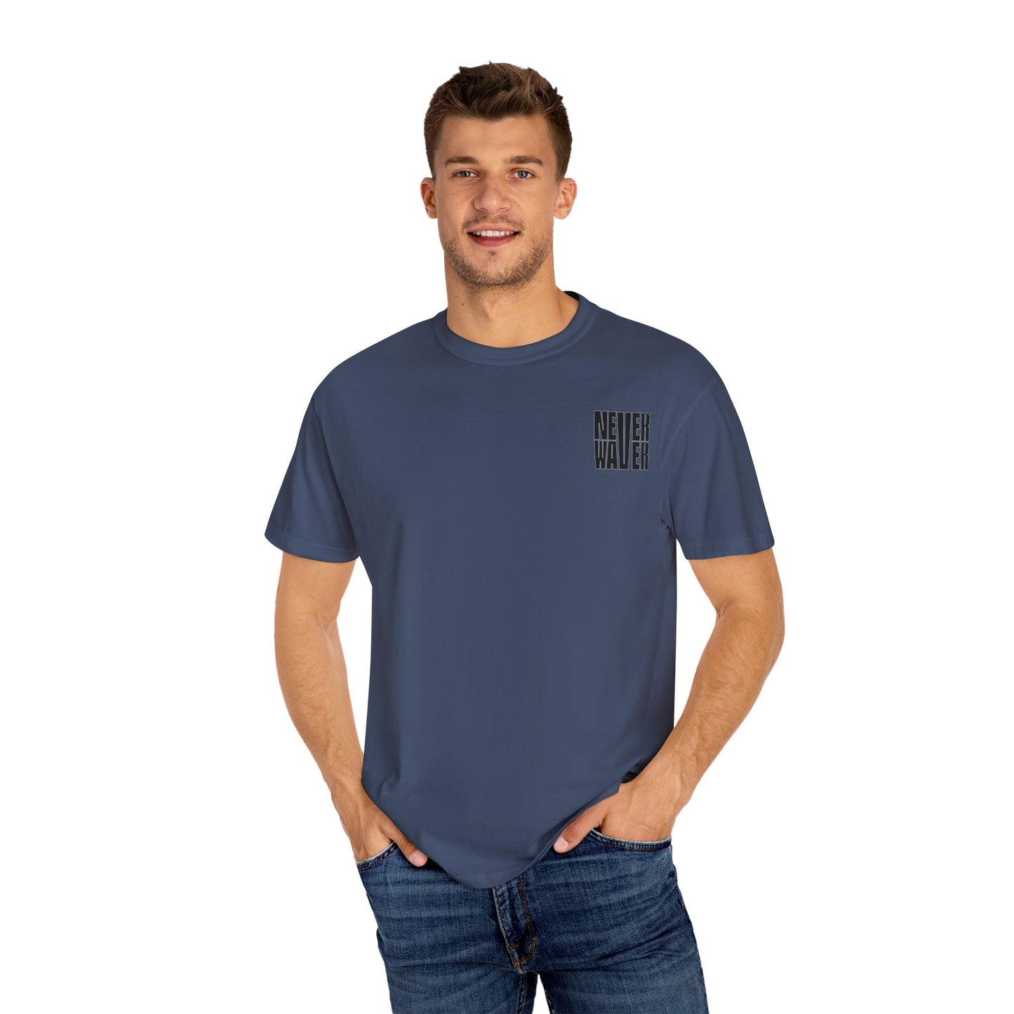 Unisex Garment-Dyed T-Shirt - 'Never Waver Mamacita Needs a Margarita' Design - Never Waver