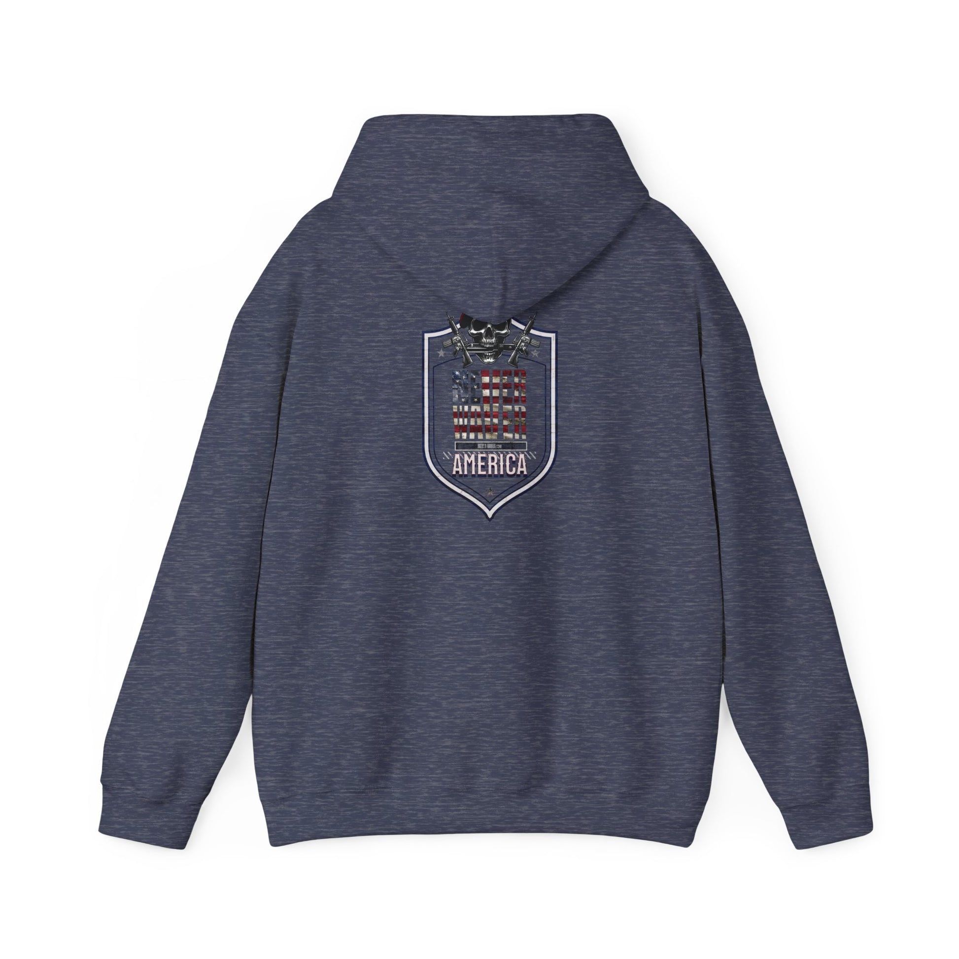 Never Waver Unisex Hooded Sweatshirt - Cozy Casual Wear for Everyday Comfort - Never Waver