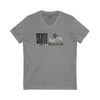 Unisex V-Neck Tee - Never Waver I'll bring the Bougie T-Shirt - Never Waver