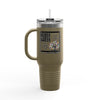 Insulated Travel Mug - Never Waver Tree of Cancer Ribbons, 40oz - Never Waver