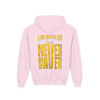 Los Angeles  Fans Never Waver Youth Heavy Blend Hooded Sweatshirt