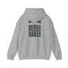 New York Fans Never Waver W Leopard Football Unisex Heavy Blend™ Hooded Sweatshirt - Never Waver