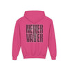 Hoodie - "Never Waver” Jesus a bold, eye-catching design that reflects a steadfast faith and confidence in Christ. " Sweatshirt for Young - Never Waver