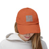 Unisex Distressed Cap - 'Never Waver' Casual Hat for Everyday Style