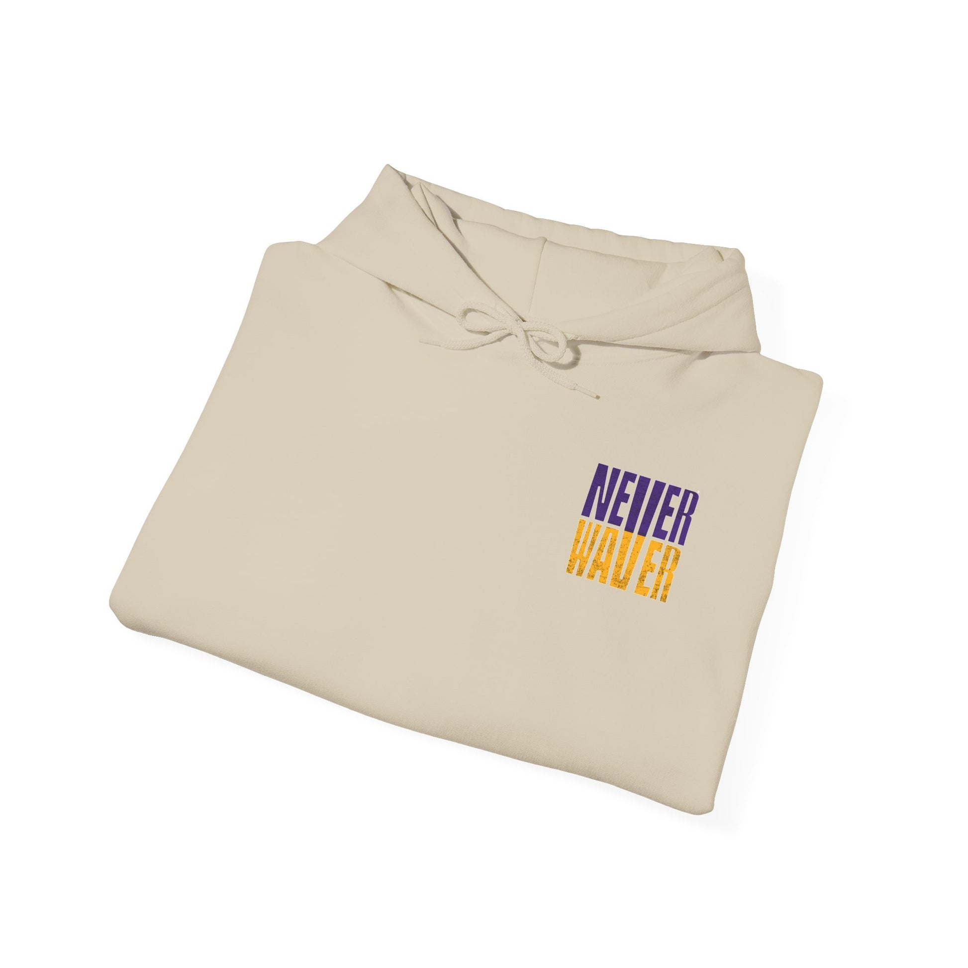 Unisex Heavy Blend™ Hoodie - "Minnesota Fans Never Waver" Design for Comfort and Motivation - Never Waver