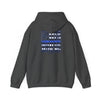 Never Waver Back The Blue Hoodie - Unisex Heavy Blend Sweatshirt - Never Waver