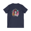 Never Waver  I'm that Mom Sorry Not Sorry V-Neck Tee for Moms - Patriotic Short Sleeve Shirt - Never Waver