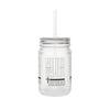 Never Waver” Jesus a bold, eye-catching design that reflects a steadfast faith and confidence in Christ. Mason Jar Cup - Perfect for Jesus Lovers! - Never Waver