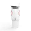 NEVER WAVER KICK FEAR IN THE TEETH Insulated Travel Mug, 40oz - Never Waver