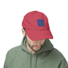 Unisex Distressed Cap - ‘NEVER WAVER’ Motivational Hat for Everyday Inspiration