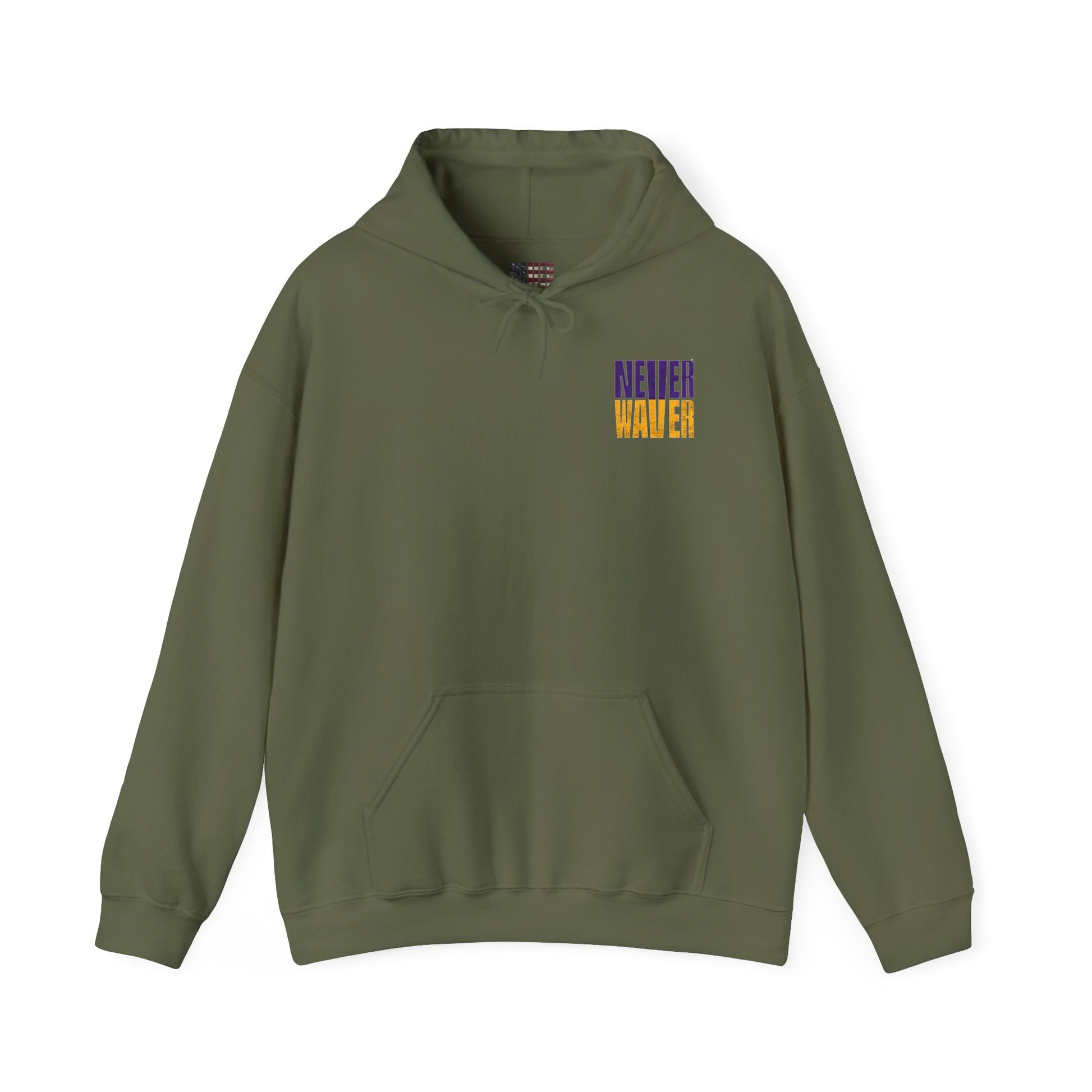 Unisex Heavy Blend™ Hoodie - "Minnesota Fans Never Waver" Design for Comfort and Motivation - Never Waver