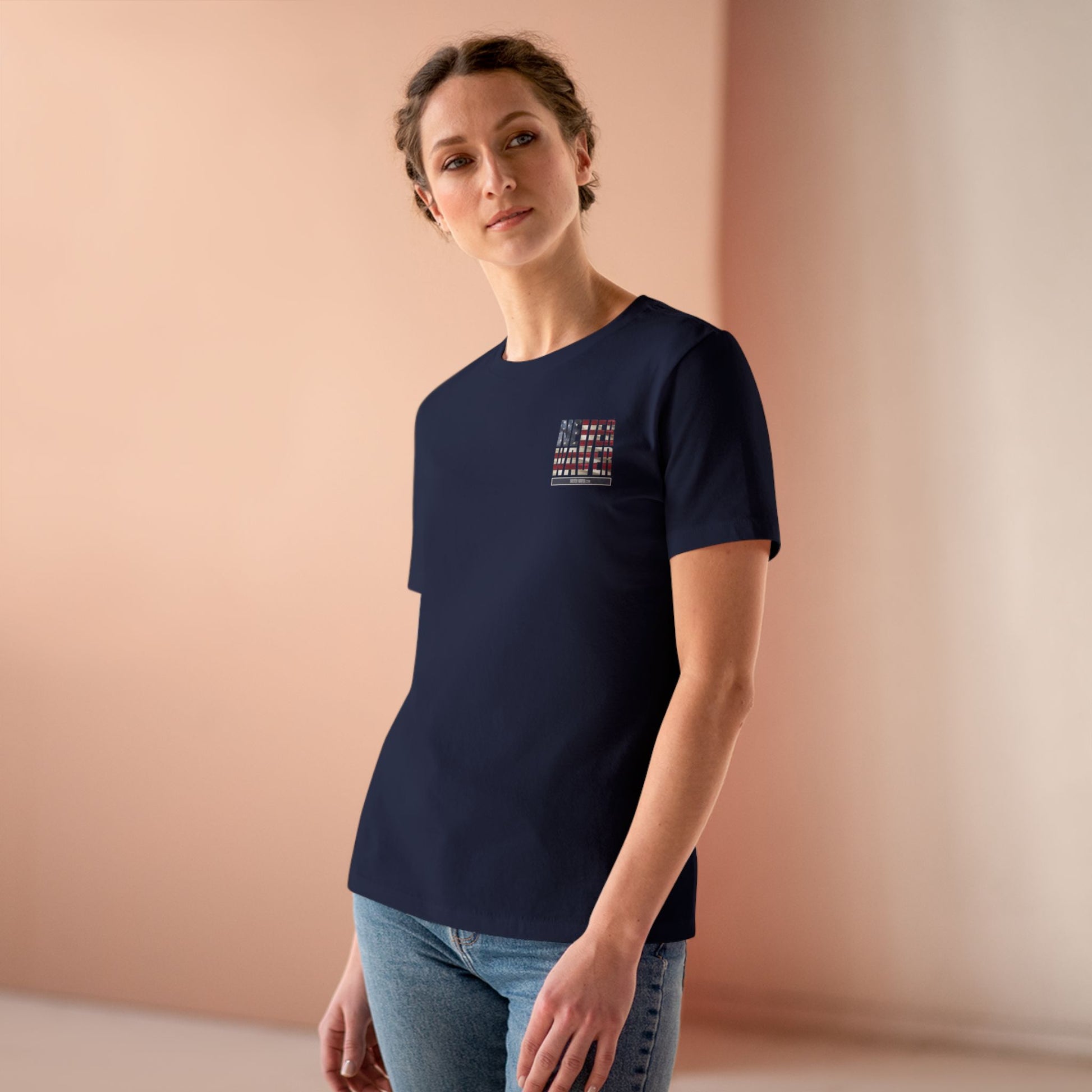 Never Waver Golf Women's Cotton Tee - Never Waver