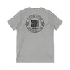It's Fine , I'm Fine Never Waver Everything Is Fine V-Neck Tee for Moms - Patriotic Short Sleeve Shirt - Never Waver