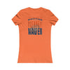 Denver Fans Never Waver W-Leopard Football Women's Favorite Tee - Never Waver