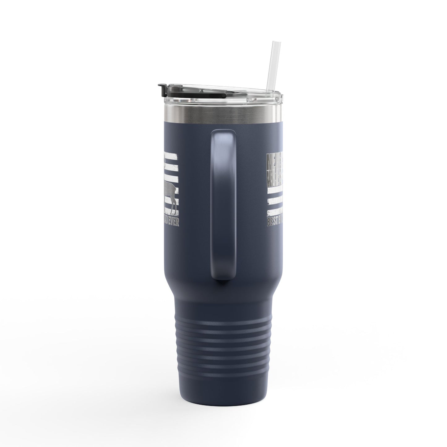 Never Waver Best Buckin' Dad Ever  Insulated Travel Mug - Never Waver