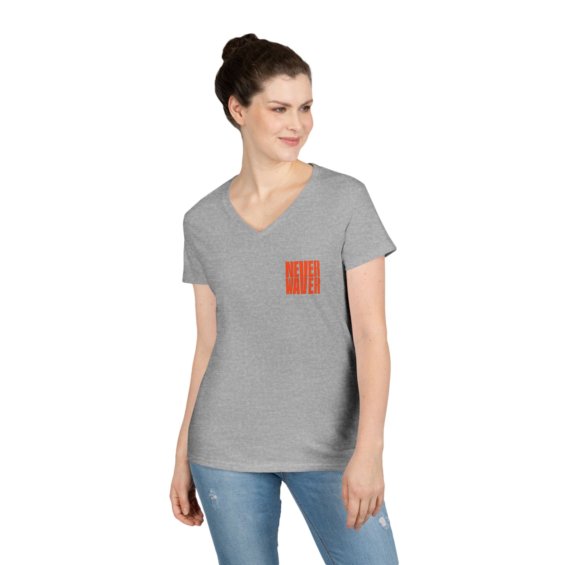 Best Mom Ever V-Neck T-Shirt | Perfect Gift for Mother's Day | Casual Everyday Wear - Never Waver
