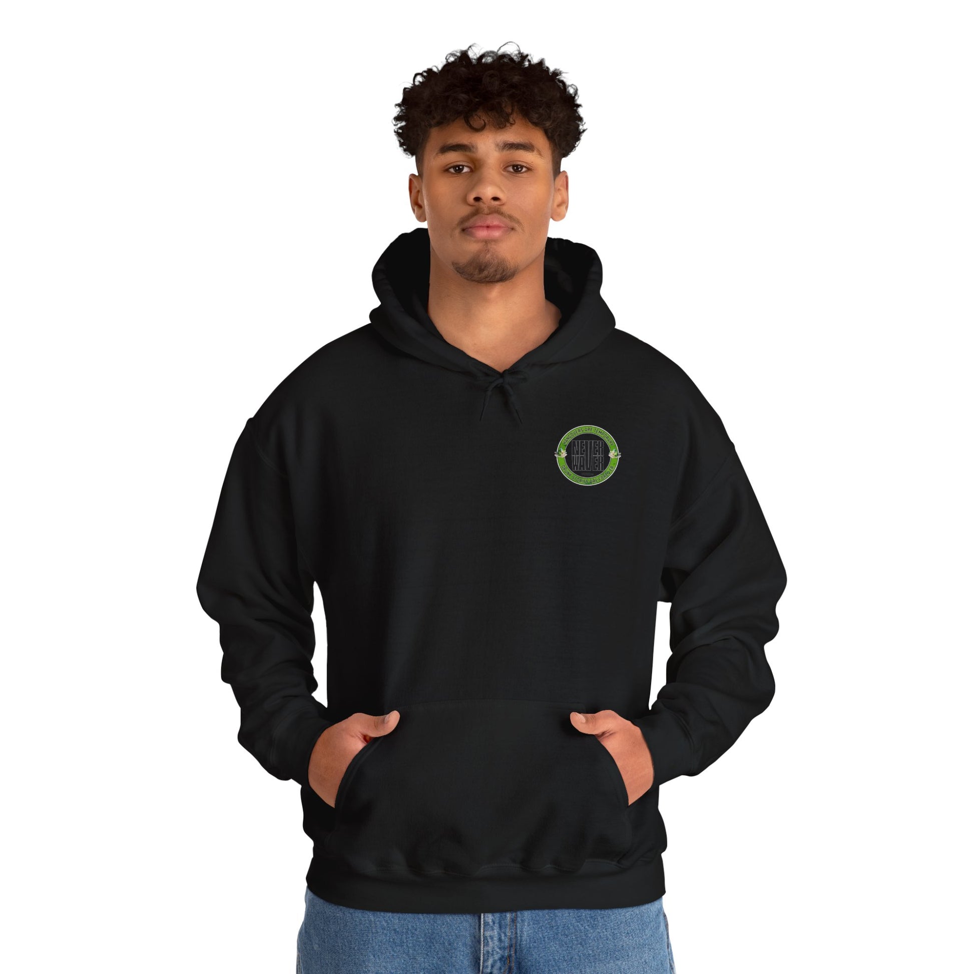 Unisex Heavy Blend™ Hooded Sweatshirt - 'Never Waver Hangovers Are Temporary Drunk Stories Are Forever - Never Waver