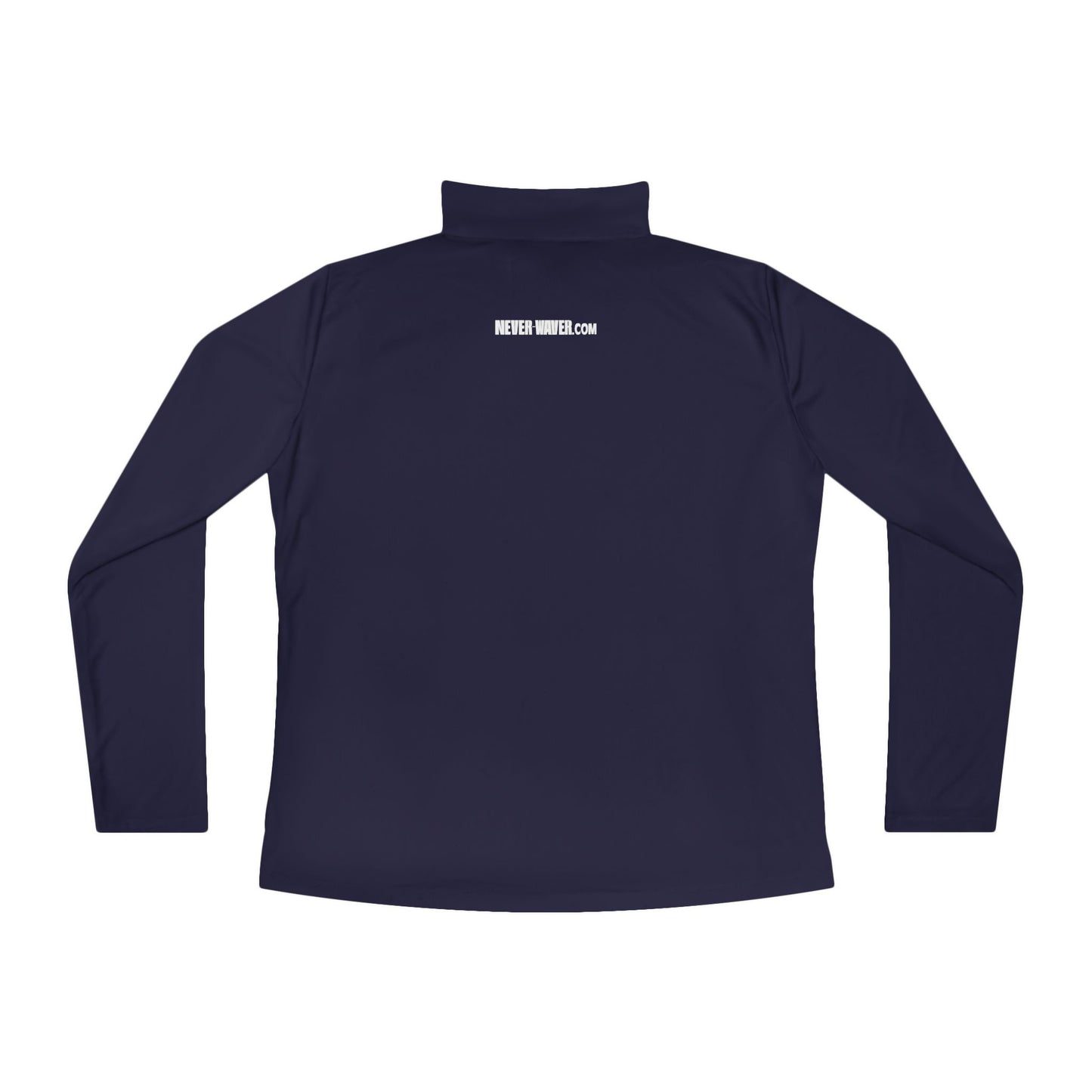 Never Waver Ladies Quarter-Zip Pullover - Stylish Activewear for Workout and Everyday Comfort