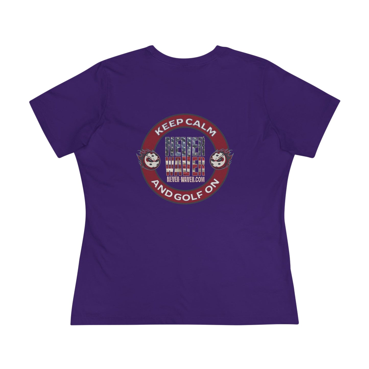 Never Waver Golf Women's Cotton Tee - Never Waver