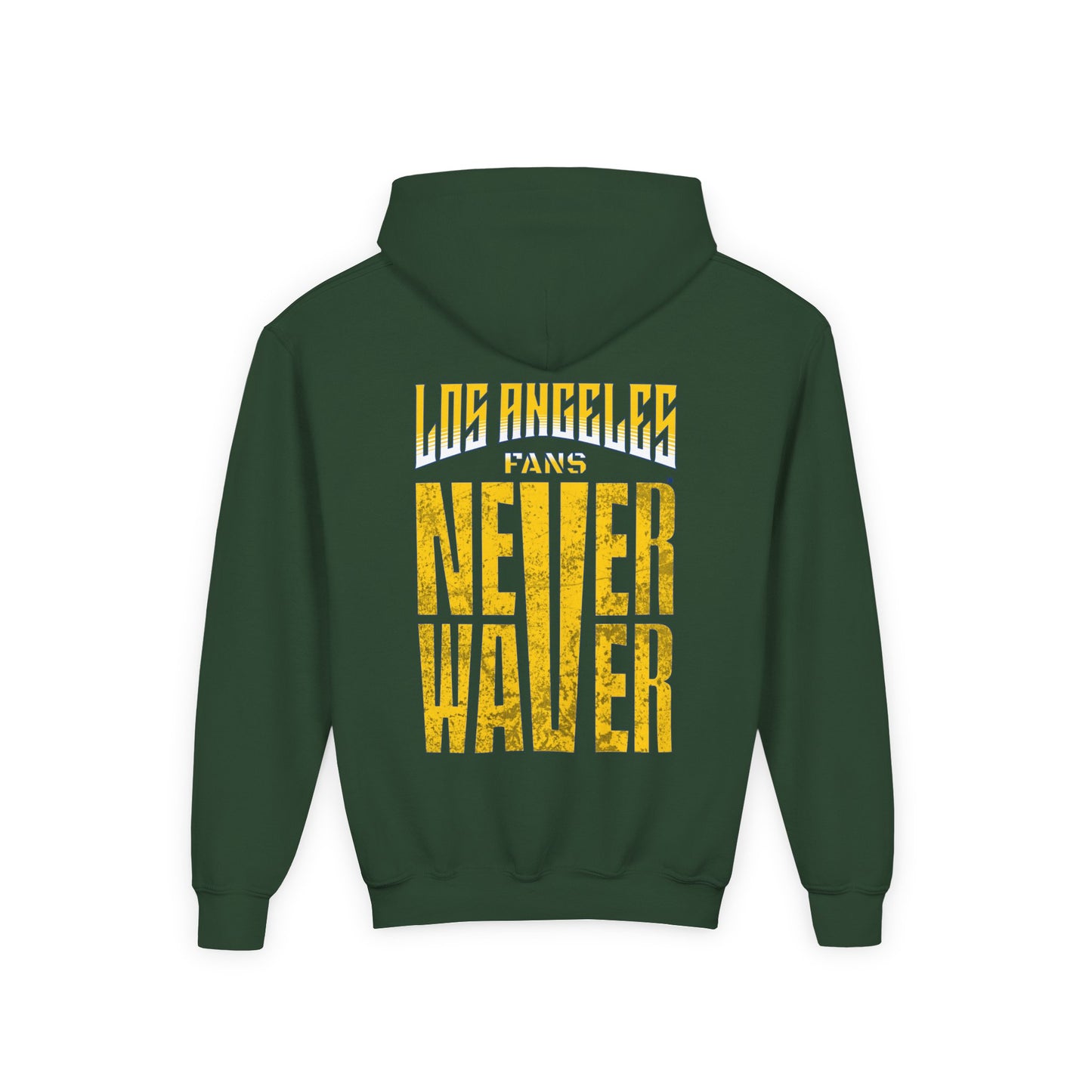 Los Angeles  Fans Never Waver Youth Heavy Blend Hooded Sweatshirt