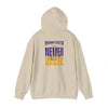 Minnesota Fans Never Waver w Leopard Football Unisex Heavy Blend™ Hooded Sweatshirt - Never Waver Design - Never Waver