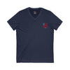 Never Waver Like This Mom V-Neck Tee for Moms - Patriotic Short Sleeve Shirt - Never Waver