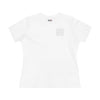 Never Waver” Jesus bold, eye-catching design that reflects a steadfast faith and confidence in Christ. Women's Cotton Tee - Never Waver