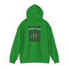 New York Fans Never Waver W Leopard Football Unisex Heavy Blend™ Hooded Sweatshirt - Never Waver