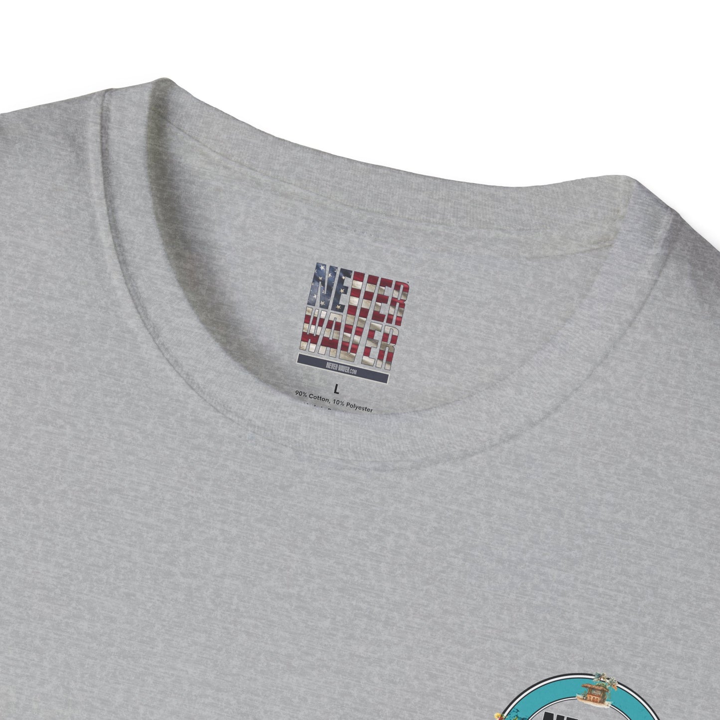 Never Waver Tiki Drinks Made Me Do It? Unisex Soft style T-Shirt - Never Waver