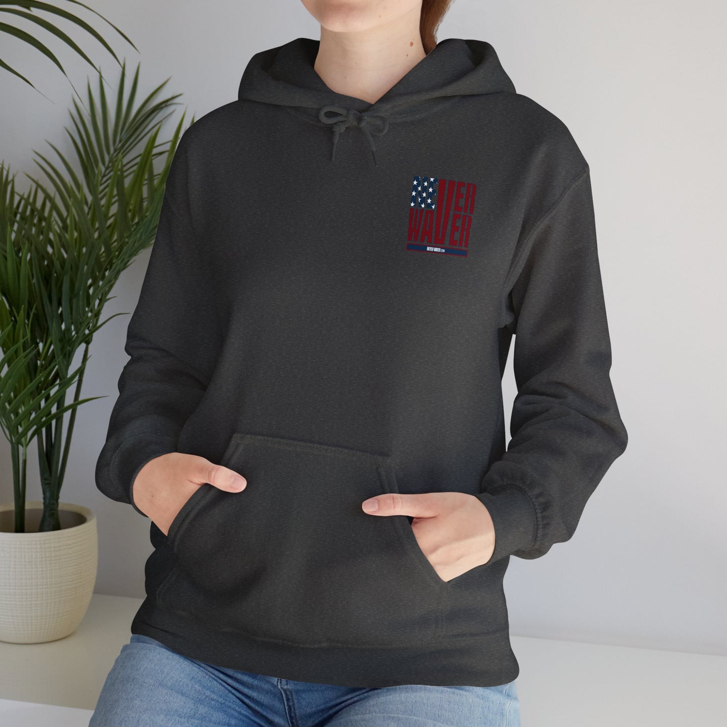 Never Waver Golf Hoodie - Unisex Heavy Blend™ Sweatshirt - Never Waver