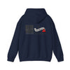 Unisex Heavy Blend™ Hooded Sweatshirt - "Never Waver I'll Bring The Trouble" Inspirational Hoodie - Never Waver