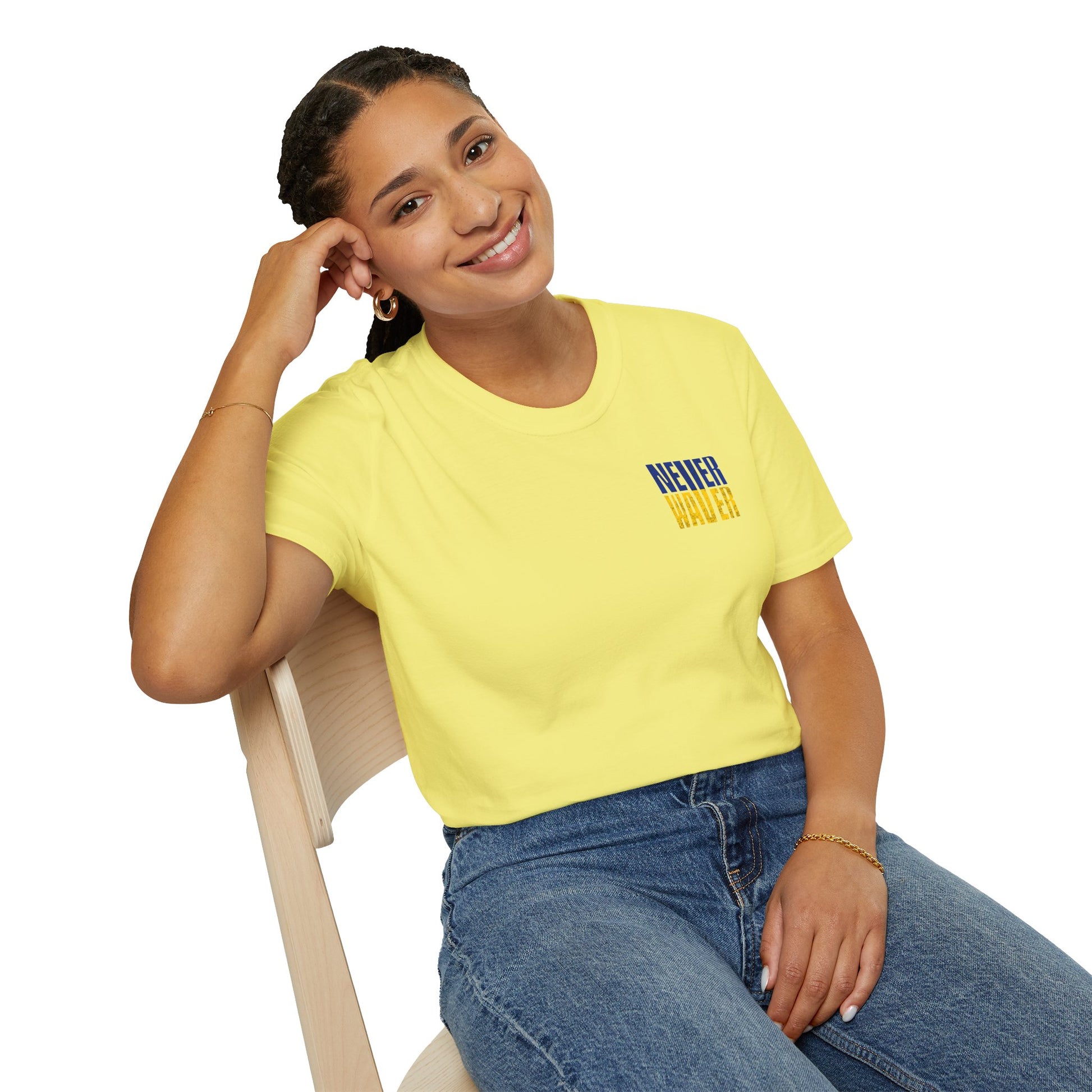 Los Angeles Fans Never Waver Unisex Softstyle T-Shirt - Never Waver